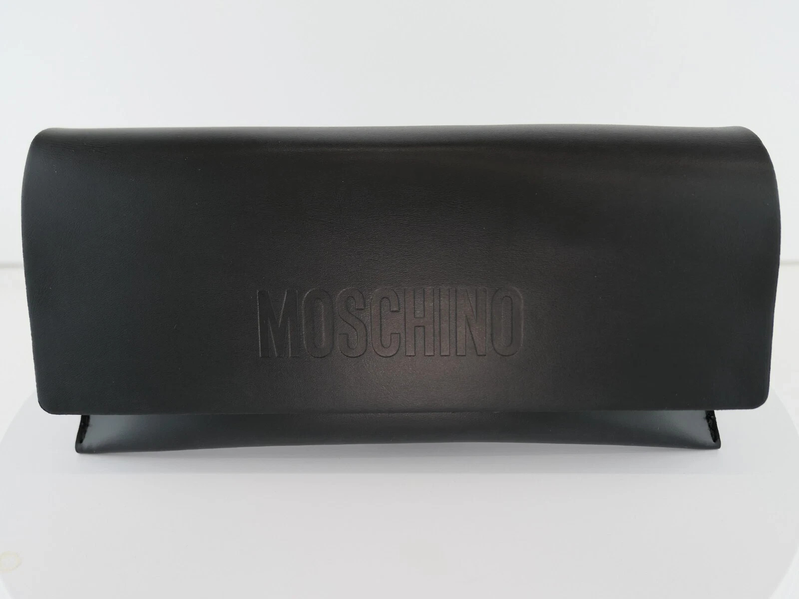 New Authentic Moschino Medium Black Glasses Case Cleaning Cloth