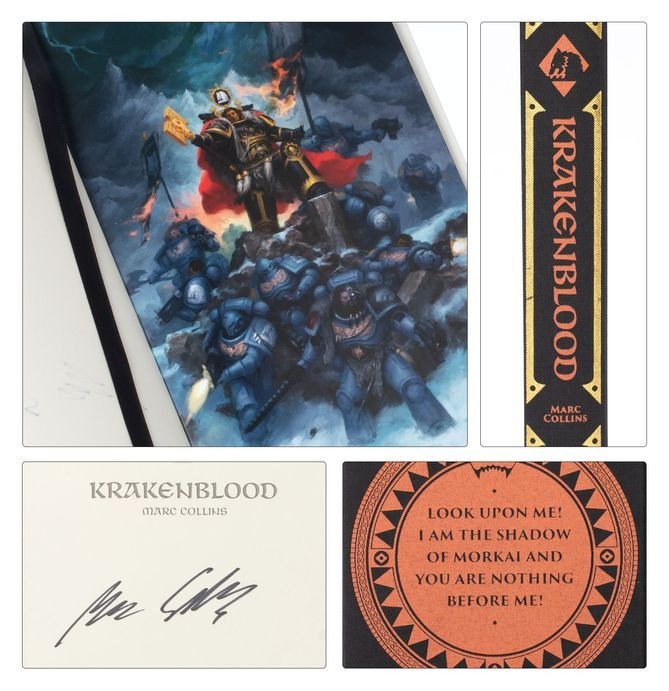 Black Library KRAKENBLOOD Special Limited Edition Warhammer 40K Wolf Morcai NEW