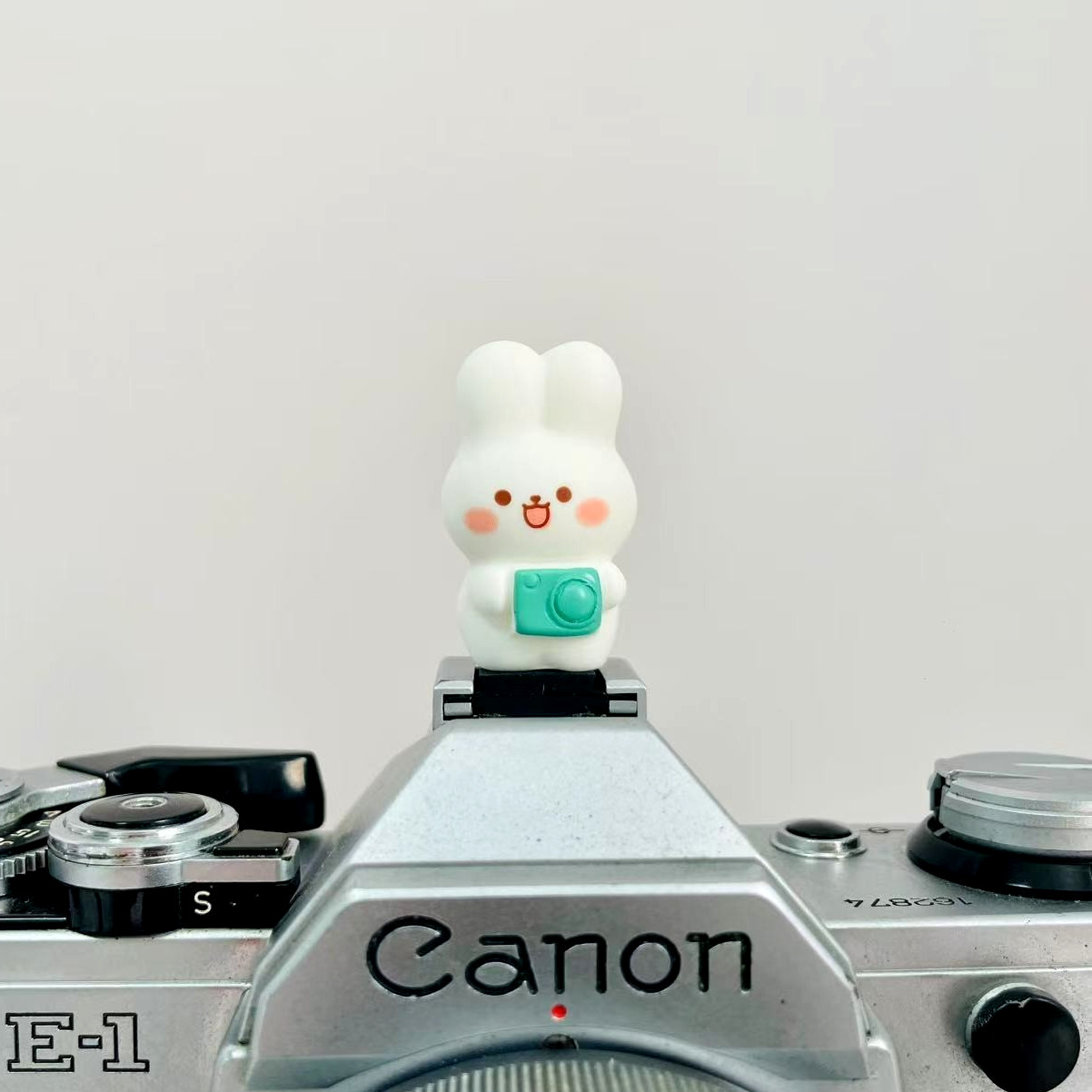 Cute Bunny Photographer Hot Shoe Cover – Camera accessories, Universal fit
