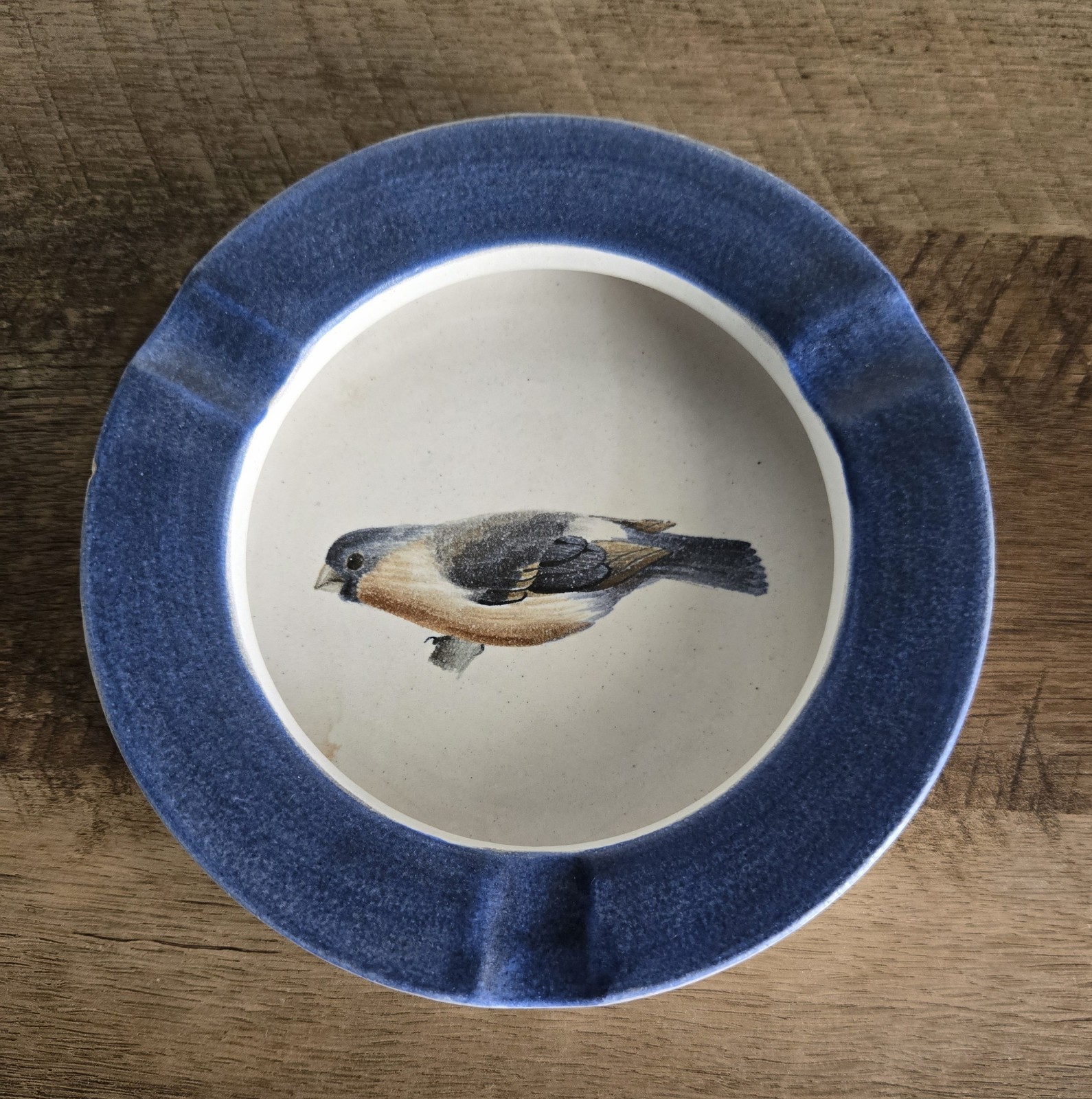 MARCEL GUILLOT POTTERY (HAND THROWN, FRANCE) BIRD Lg Ashtray Bowl Dish