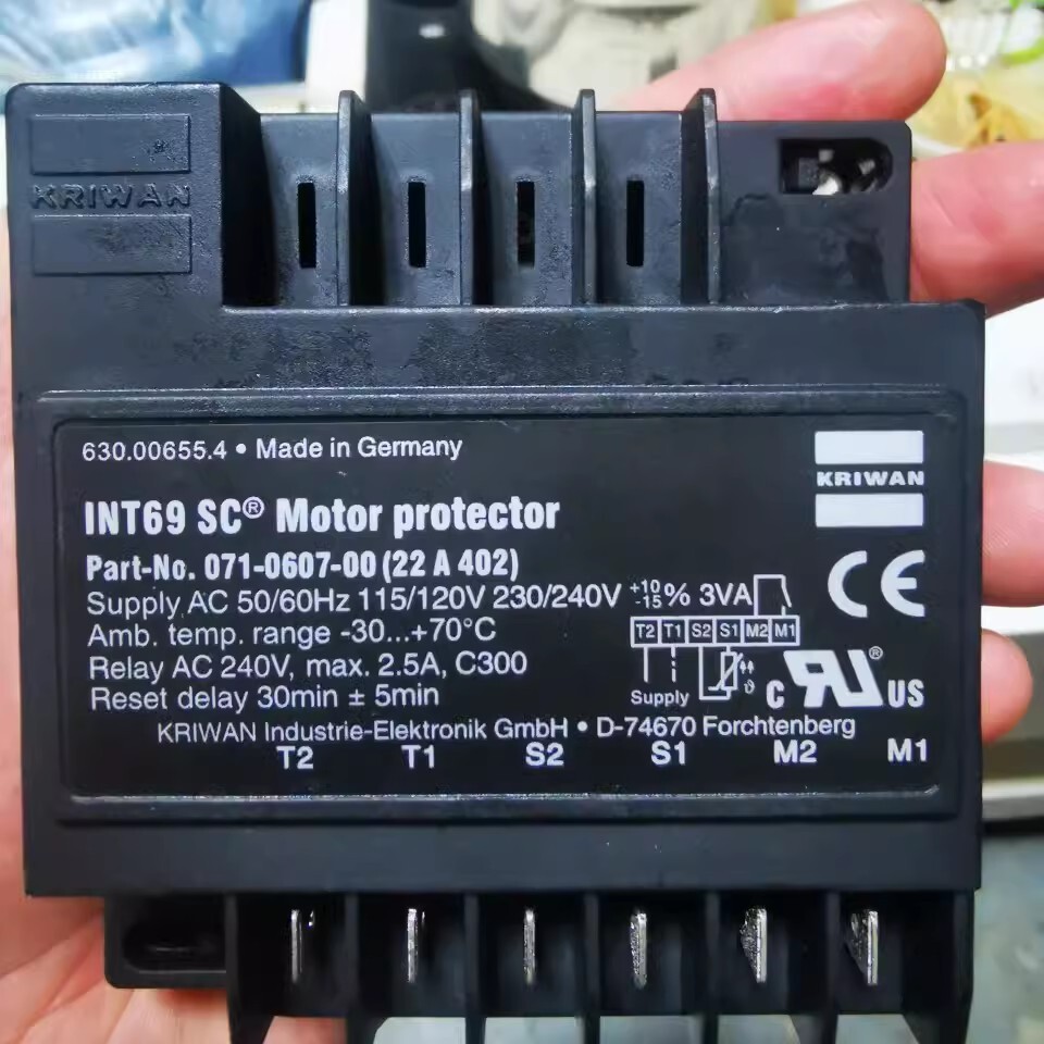 1pcs KRIWAN Protection Module INT69 SC Motor Protector