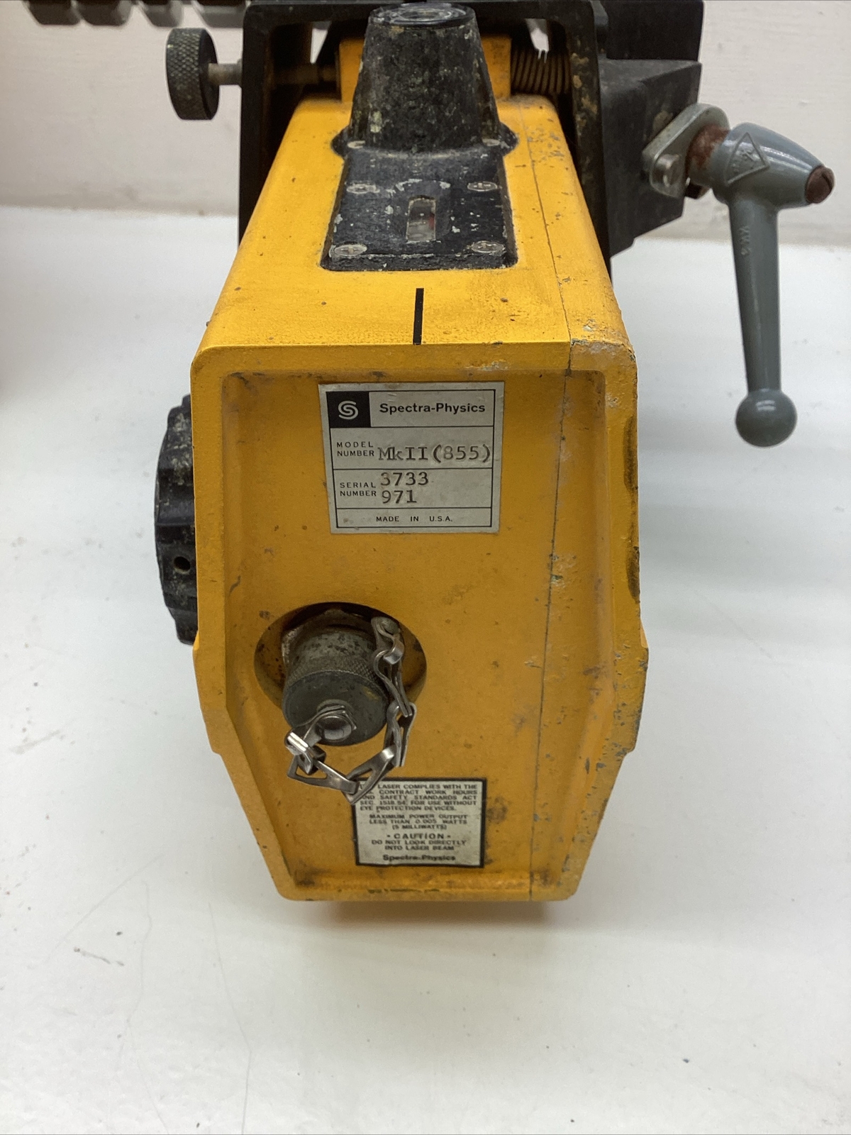Spectra Physics Dial Grade II Laser Head 855