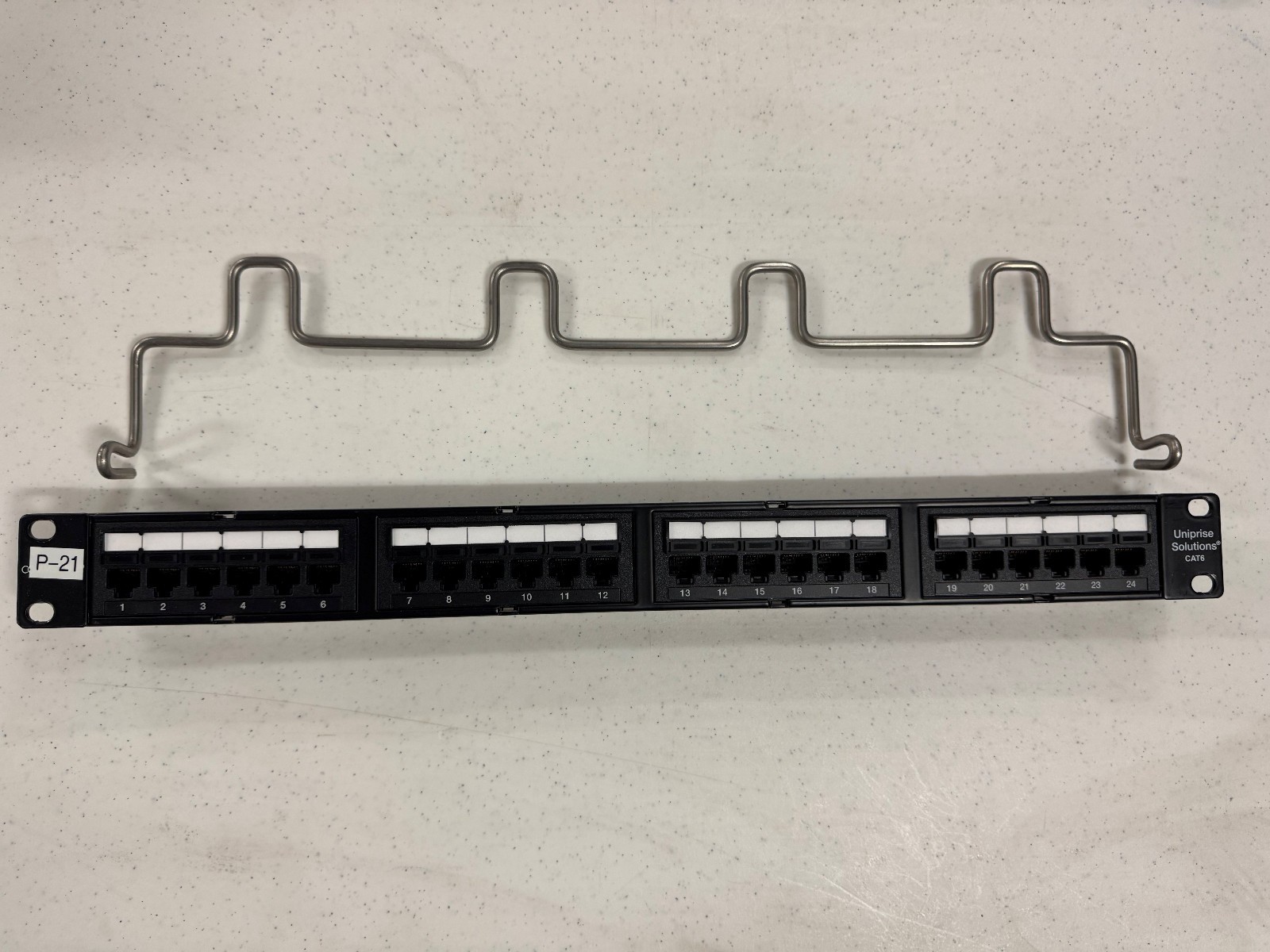 Commscope Uniprise 24-Port Cat 6 Patch Panel 1U CAT6 FREE SHIPPING!! (P21)