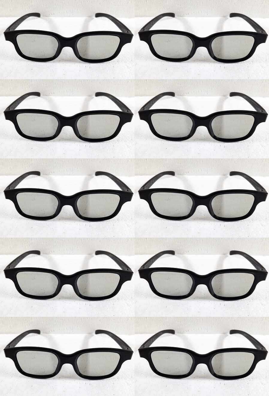 ​​(Lot of 10) REAL D PASSIVE 3D Glasses Adult Size **NEW* **For PASSIVE 3d TVs*