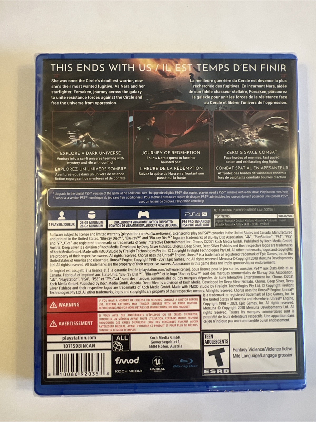 Chorus - Sony PlayStation 4 - New