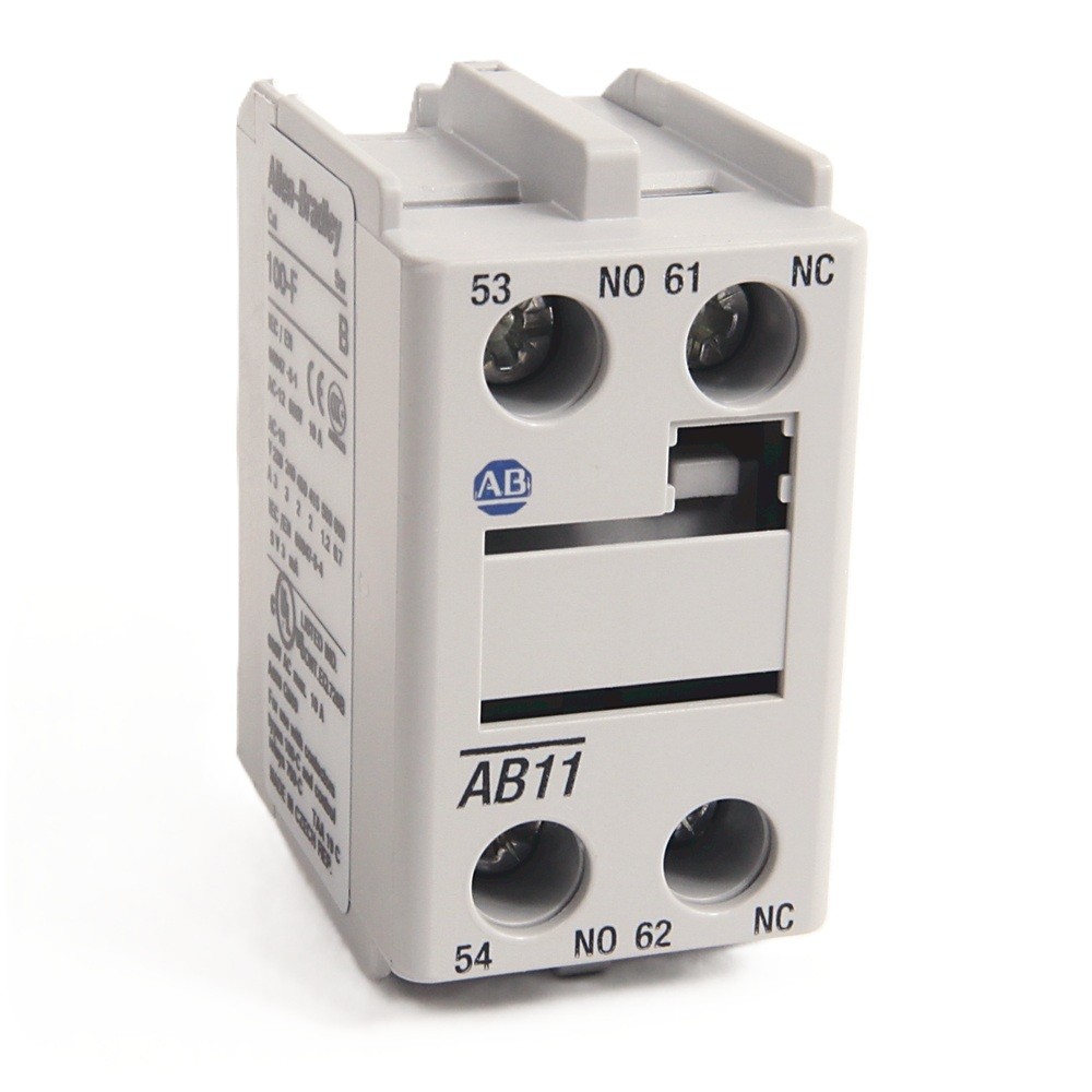 100-FA11, Allen Bradley, AUX SWITCH (TOP) NO/NC