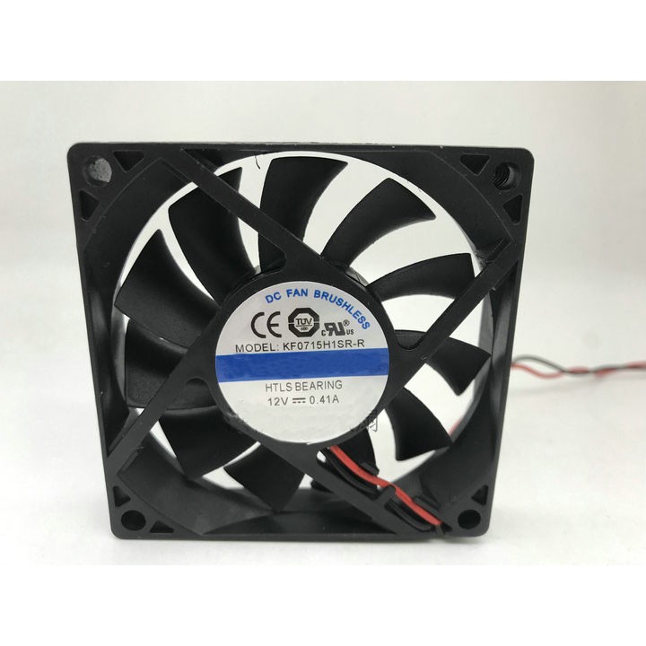 For JAMICON KF0715H1SR-R 12V 0.41A 70*70*15MM Cooling fan 2-Wire