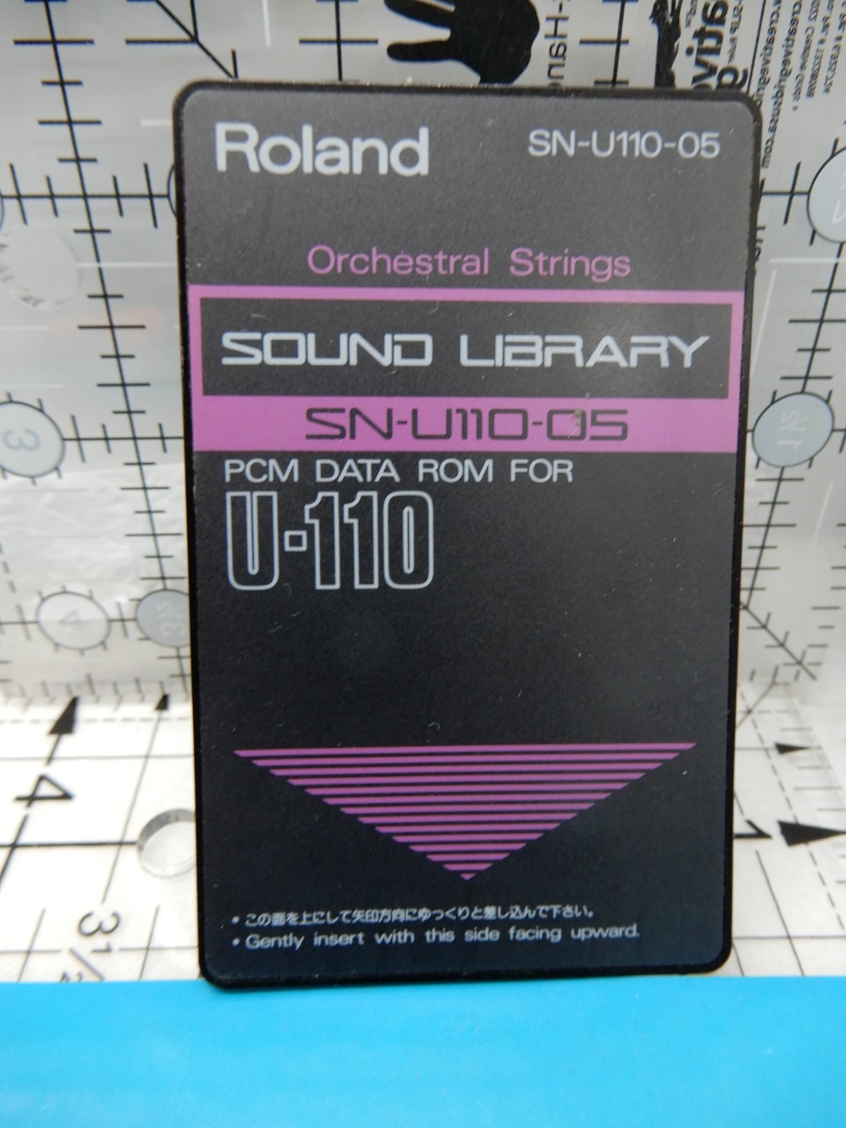 Roland SN-U110-05 Orchestral Strings. Sound Library PCM Data Rom For U-110.