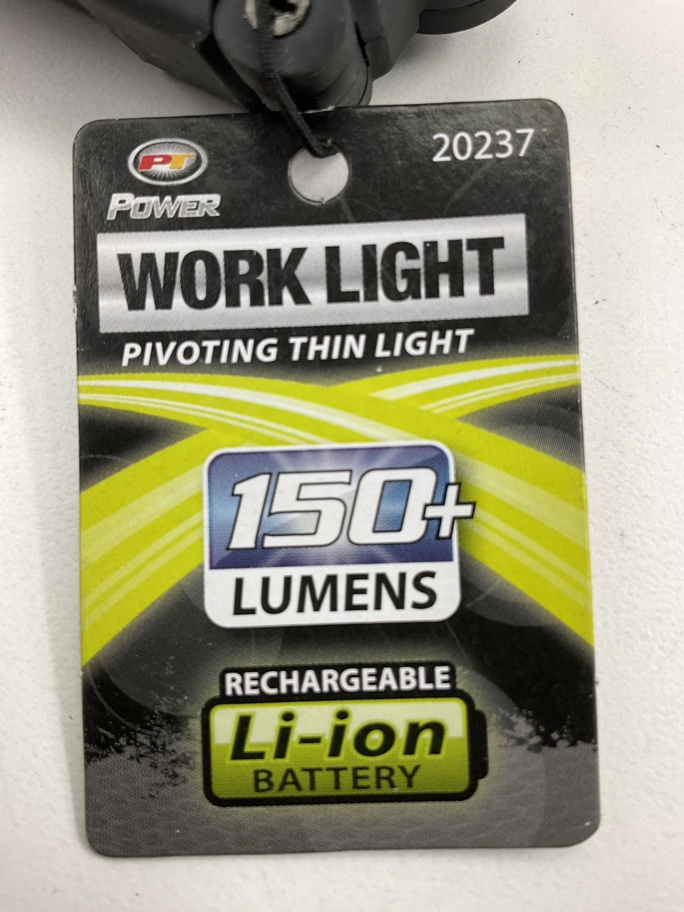 Performance 20237 Pivoting Thin Work Light Lamp, 150 Lumen, Lithium Ion Battery