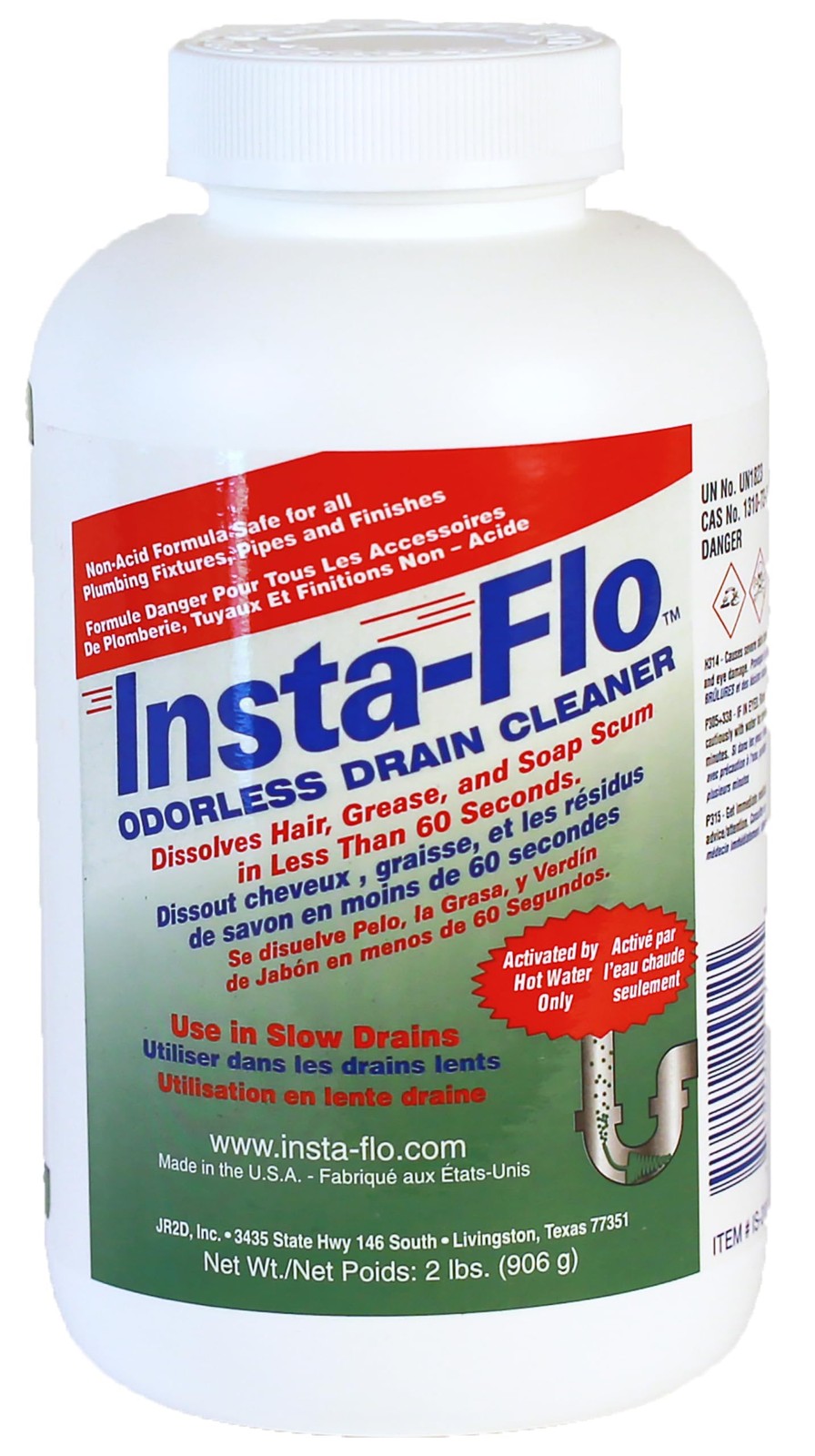 Thrift Marketing IS-200 2LB Insta Drain Cleaner 1