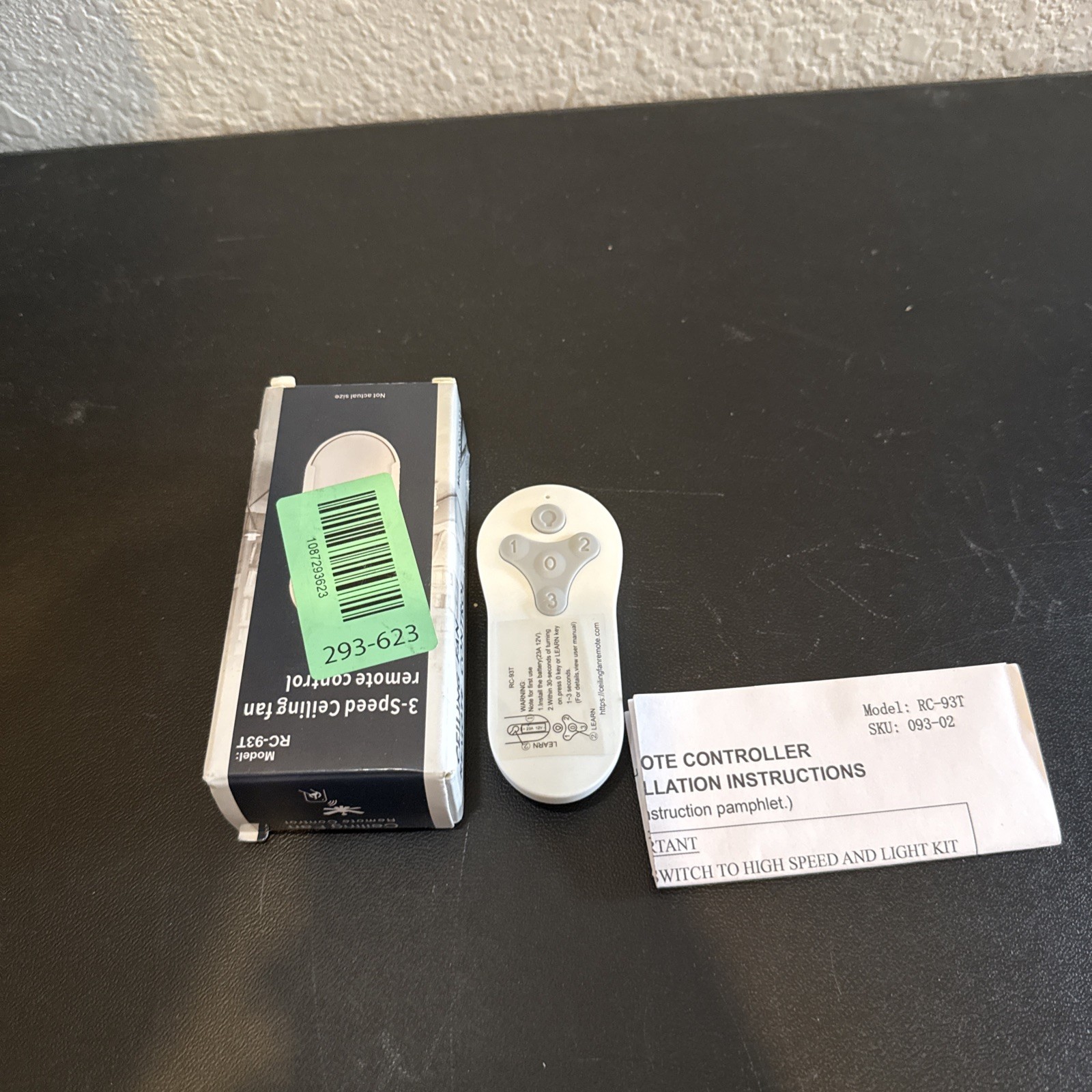 Ceiling Fan Remote Replacement for Harbor Breeze 35T1 A25‑FA0138