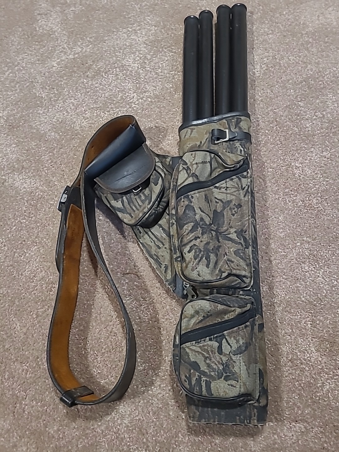 Side Leather Belt Quiver Camo Arrow Archery