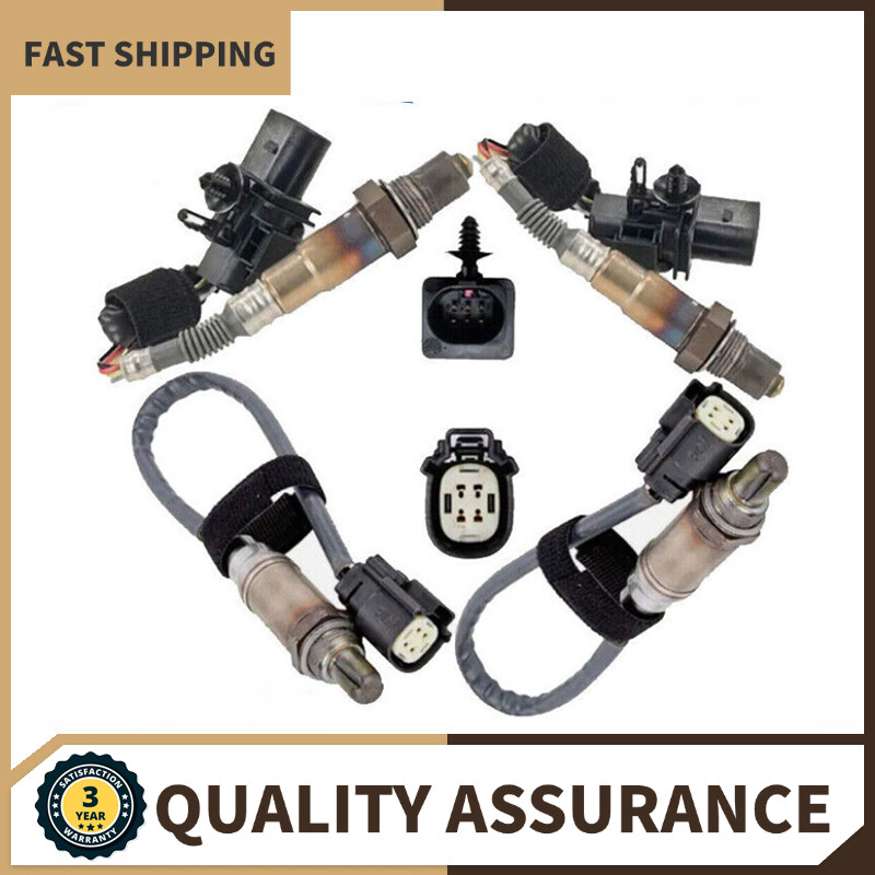 Set of 4 Oxygen O2 Sensors For 2012-2016 Ford F-250 F-350 Super Duty 6.2L V8 US