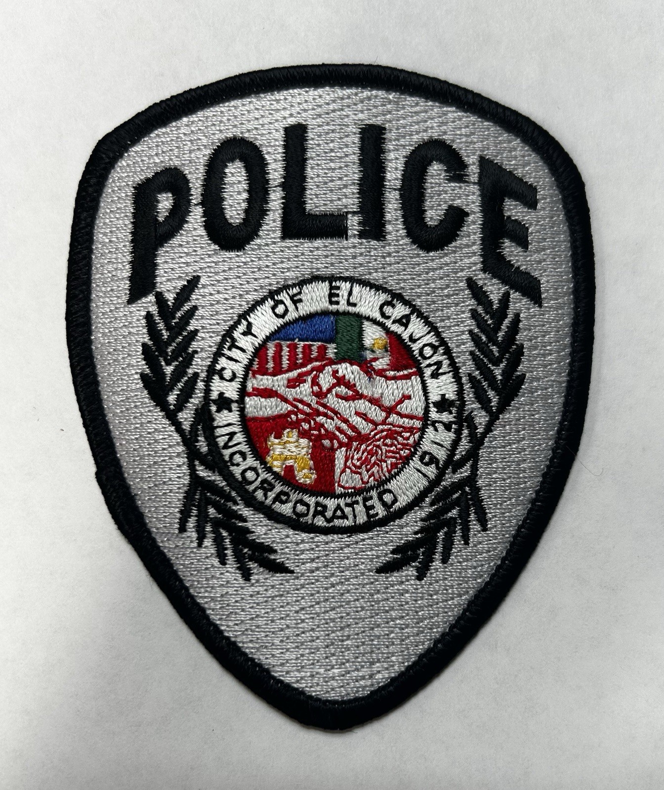 CALIFORNIA EL CAJON  POLICE DEPT SUBDUED SWAT PATCH SAN DIEGO COUNTY #PD33