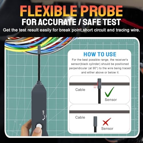 Cable Tracker Electrical,Circuit Tracer,Automotive Open&Short Finder Circuit