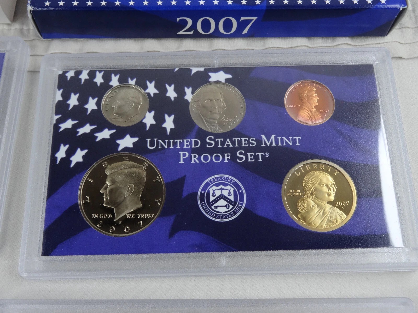 2007-S US Mint Proof Set Original Government Packaging W/COA