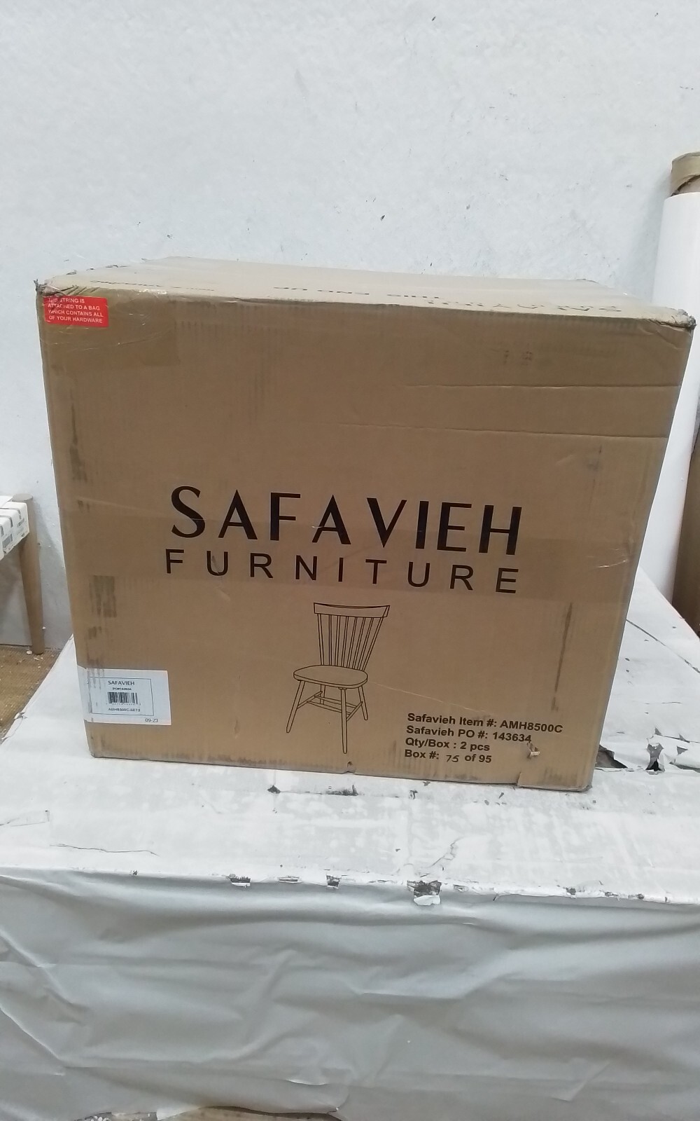 Safavieh PARKER SPINDEL SIDE CHAIR, Reduced Price 2172732416 AMH8500C