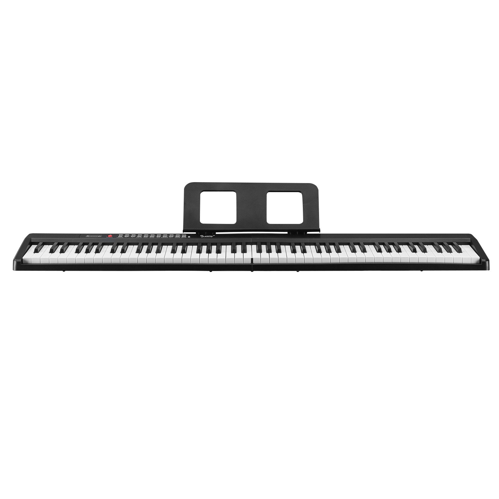 Glarry Foldable 88-Key Full Size Semi-Weighted Digital Piano+ X-Shape Stand