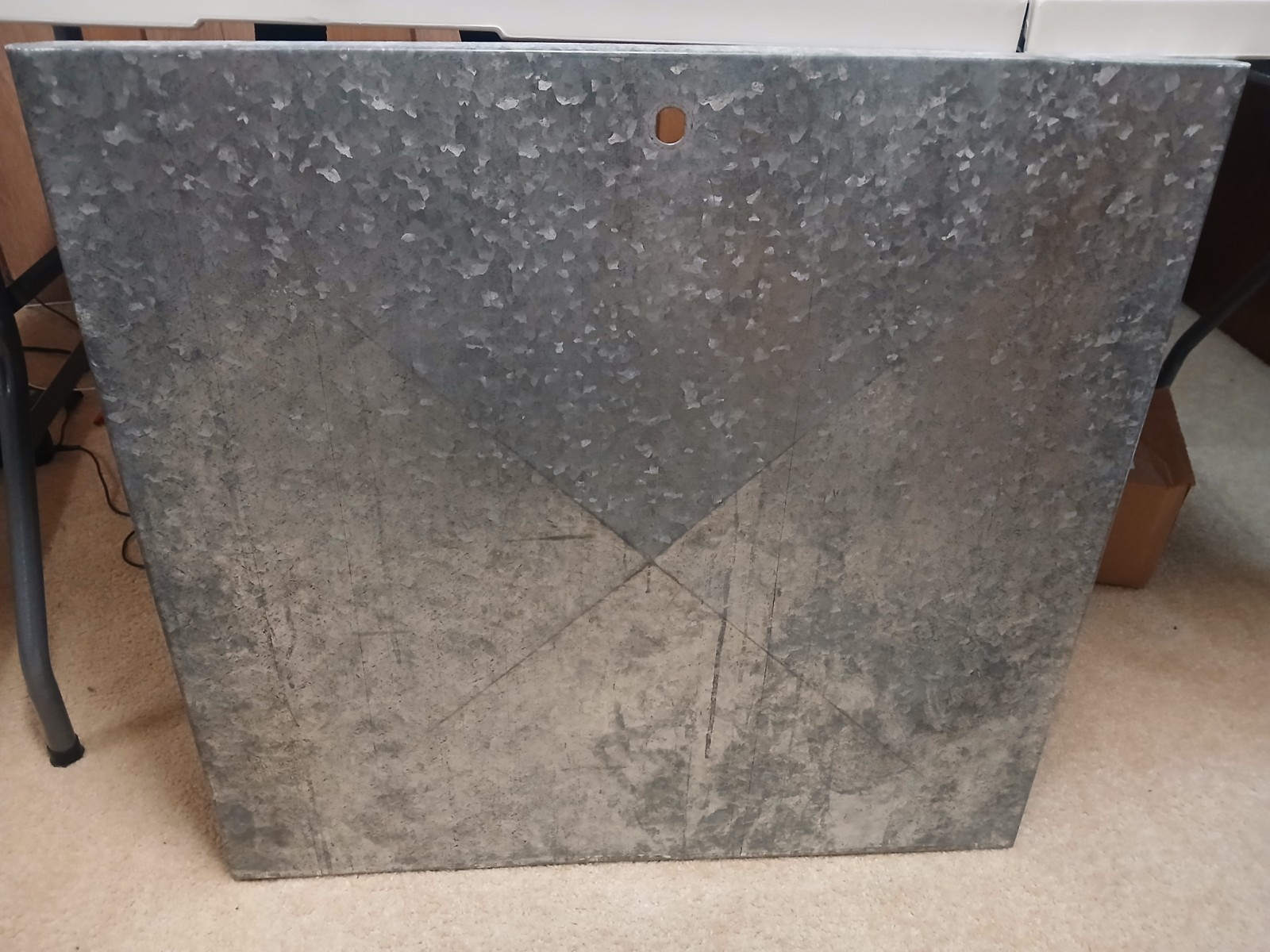 Gottlieb EM Fast Draw Pinball Metal Back Door (Backbox)