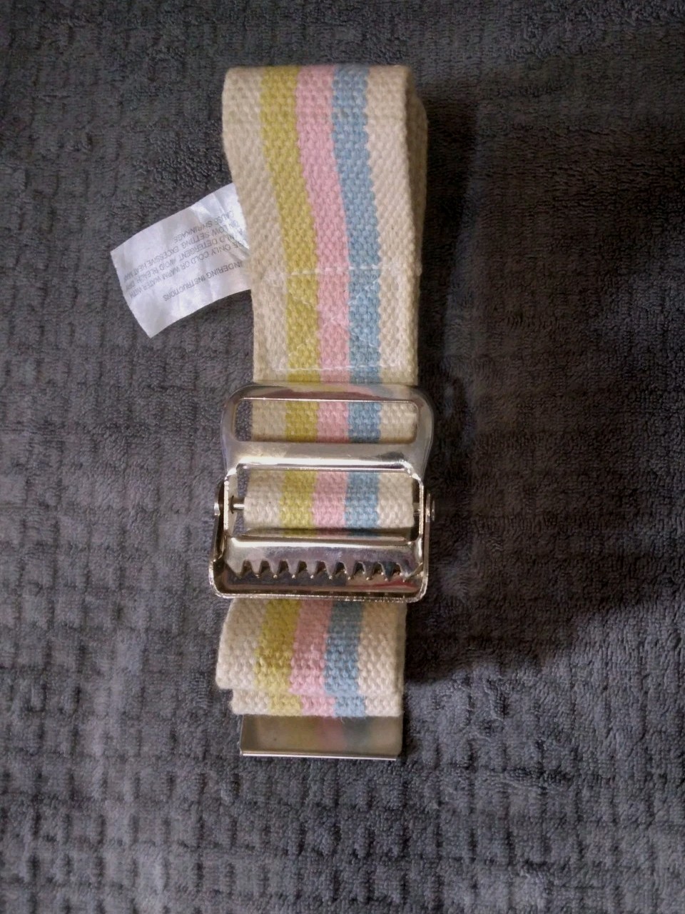Medline 60" Cotton Gait/Transfer Belt With Buckle