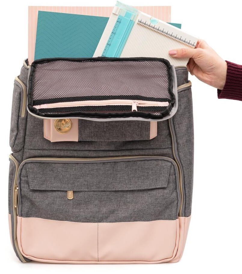 Crafter's Backpack, pink - We R Memory Keepers #661174