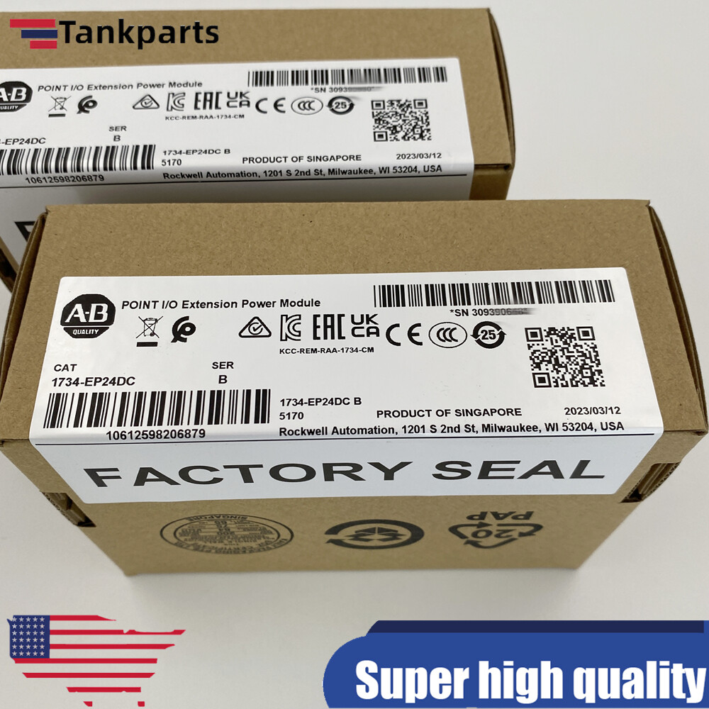 New Sealed 1734-EP24DC Allen-Bradley POINT I/O Extension Power Moudule Ser B TX