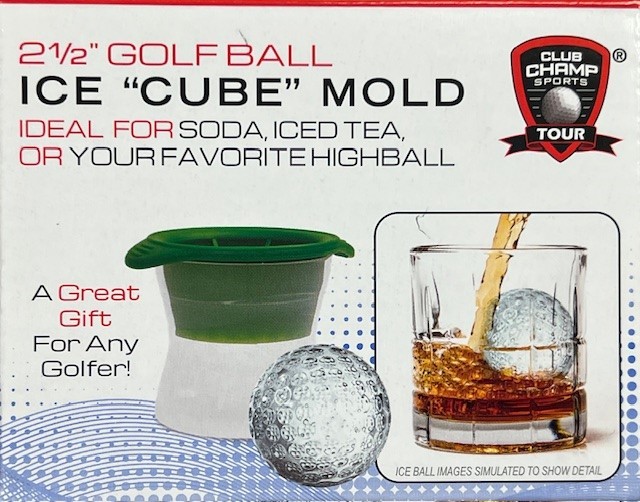New Jef World of Golf Ball Ice Cube Mold