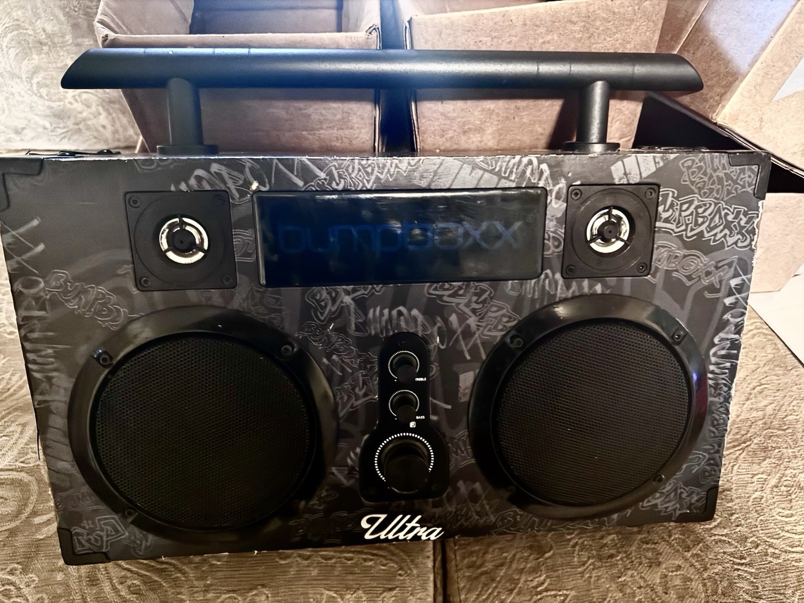 Bumpboxx Ultra Plus Bluetooth Boombox (For parts) No Charge