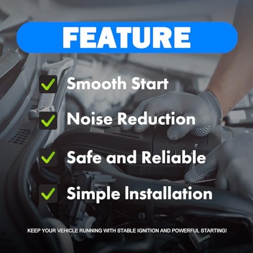 17986 Starter (For 3.6L) Fit for Bu-ick 08-17 Enclave, 10-16 Lacrosse /13-19