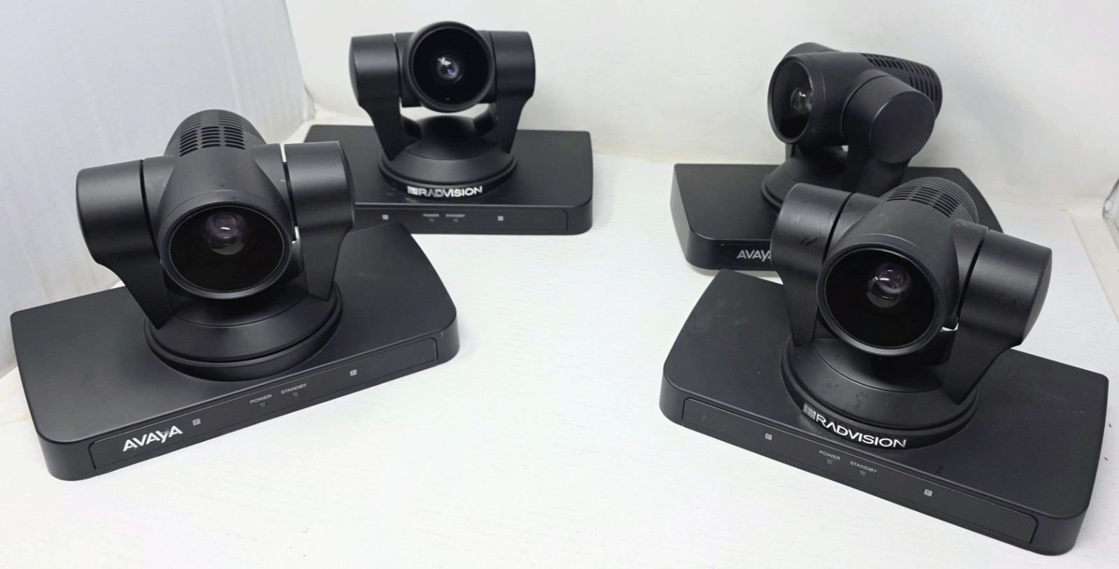 (Lot of 4) Sony EVI-HD7V HD Color Video Conference PTZ Camera - No AC Adapters