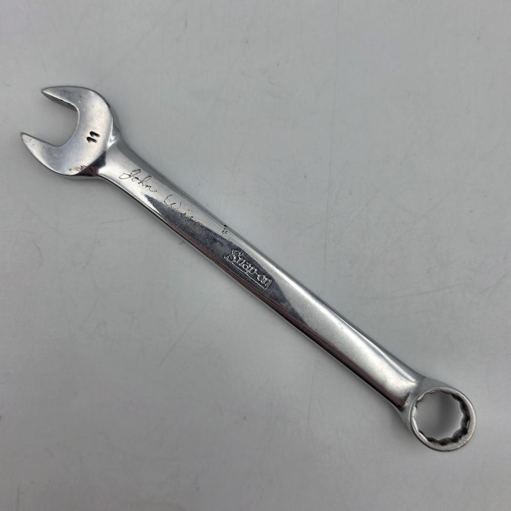 Vintage Snap On USA OEXM11 11mm 12pt Short Combo Combination Box/Open End Wrench