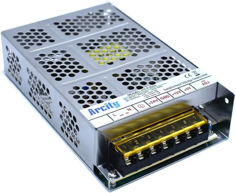 5V 12V 24V Output Switching Power Supply Unit Adjustable for Video Multi Game...