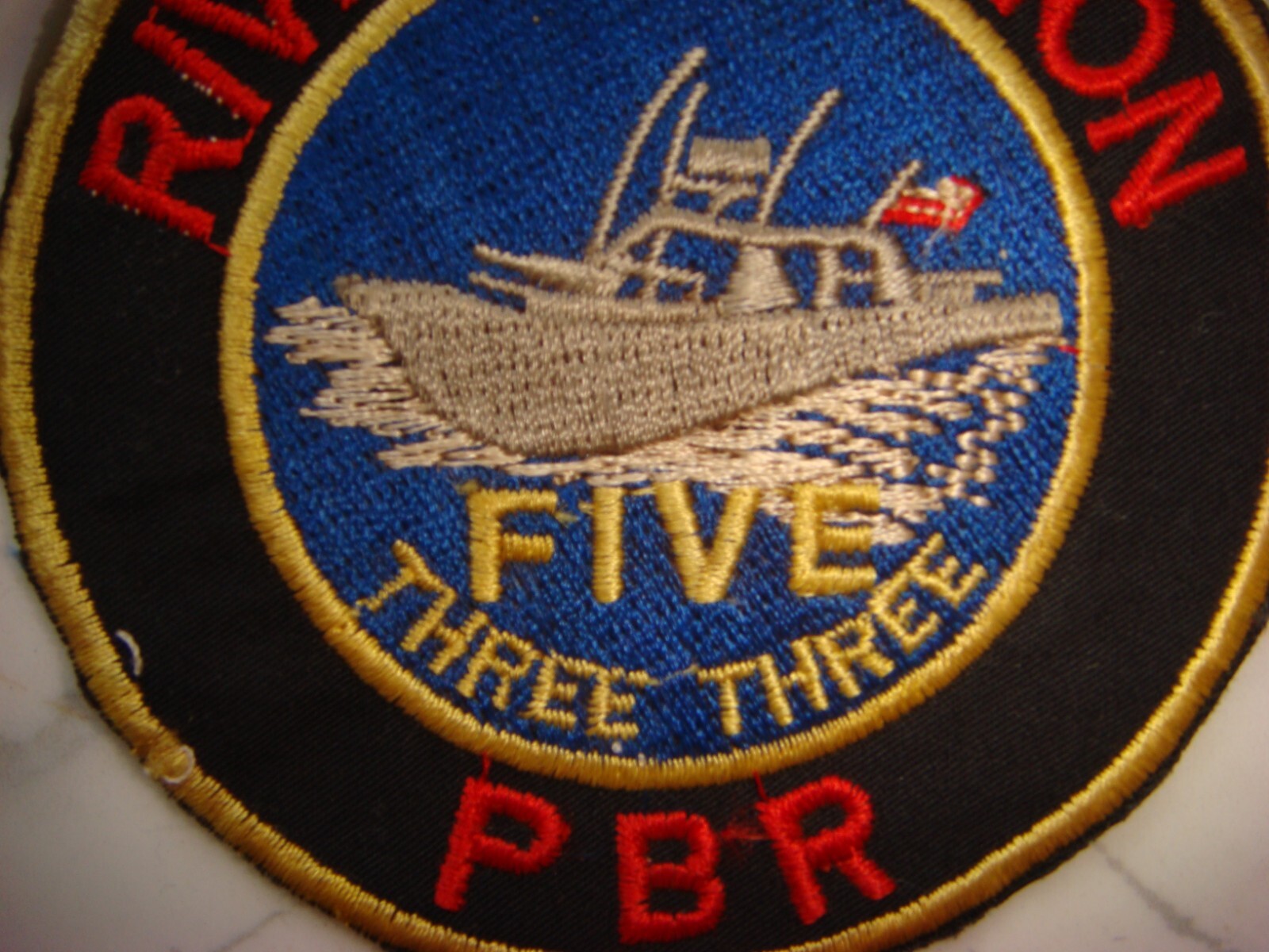 US NAVY RIVER SECTION 533 PBR MEKONG DELTA, VIETNAM WAR PATCH