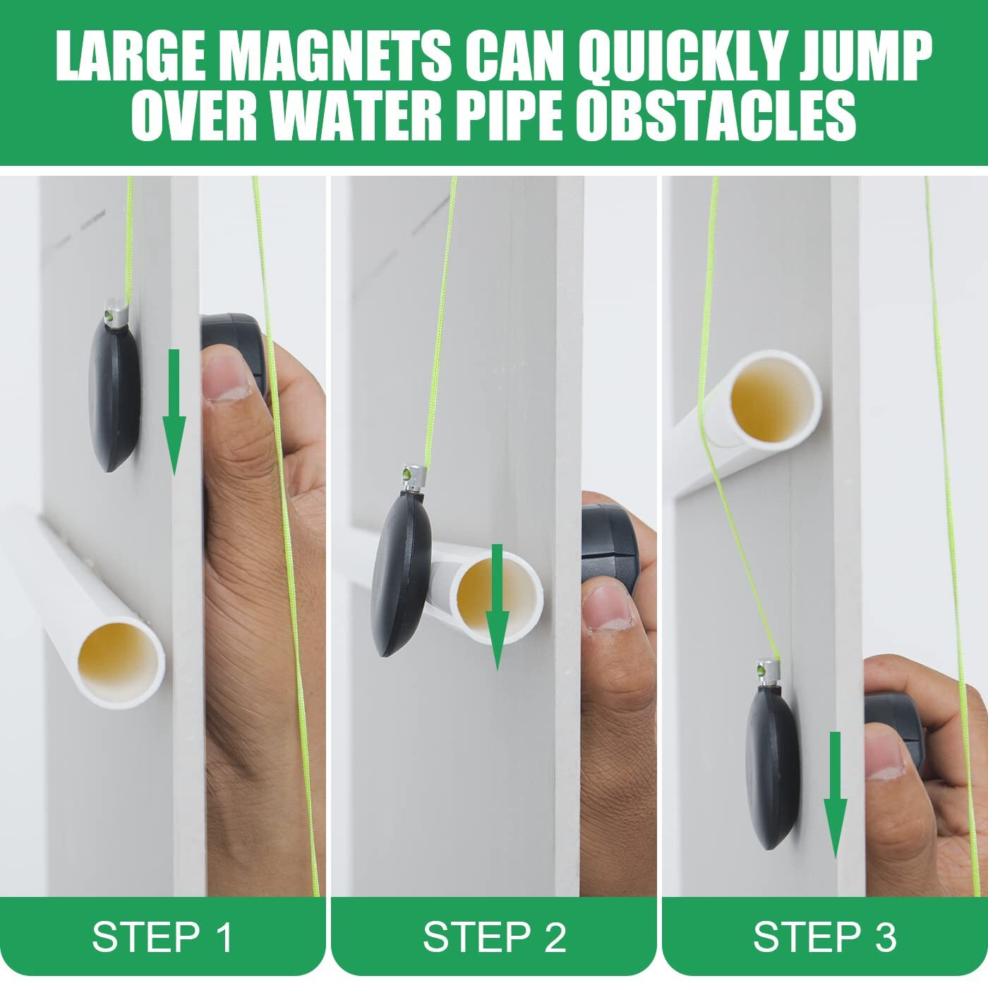 Magnetic Wiremag Puller,Wire Puller Tool,Fish Tape Wire Pulling System,Wire Cabl