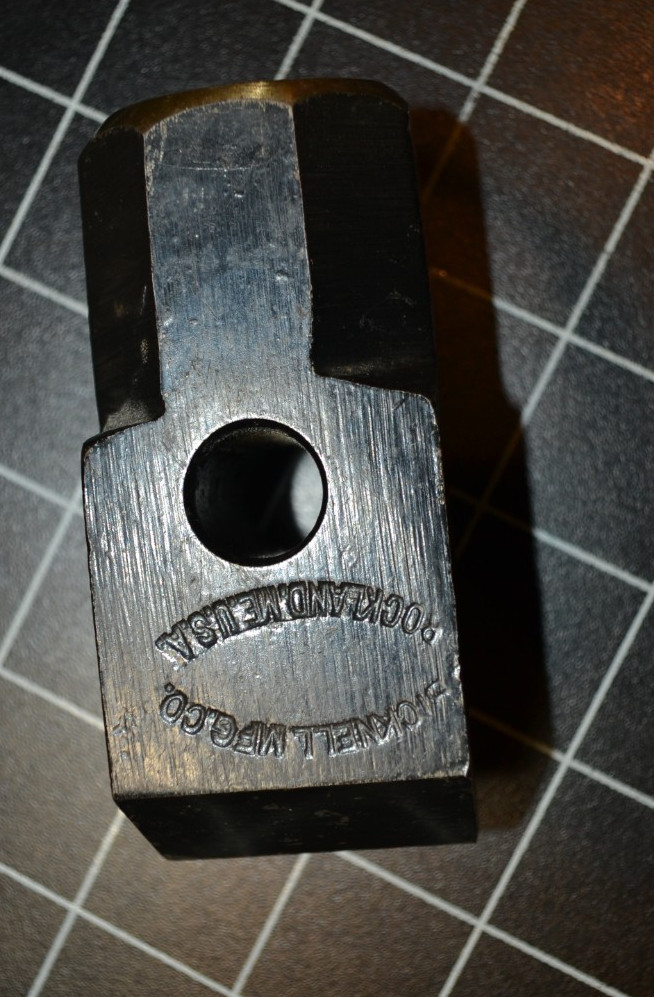 BICKNELL MFG - 3 1/4# - BEVELED FACE SHARPENERS' HAMMER - RARE AND FN COOL - NEW