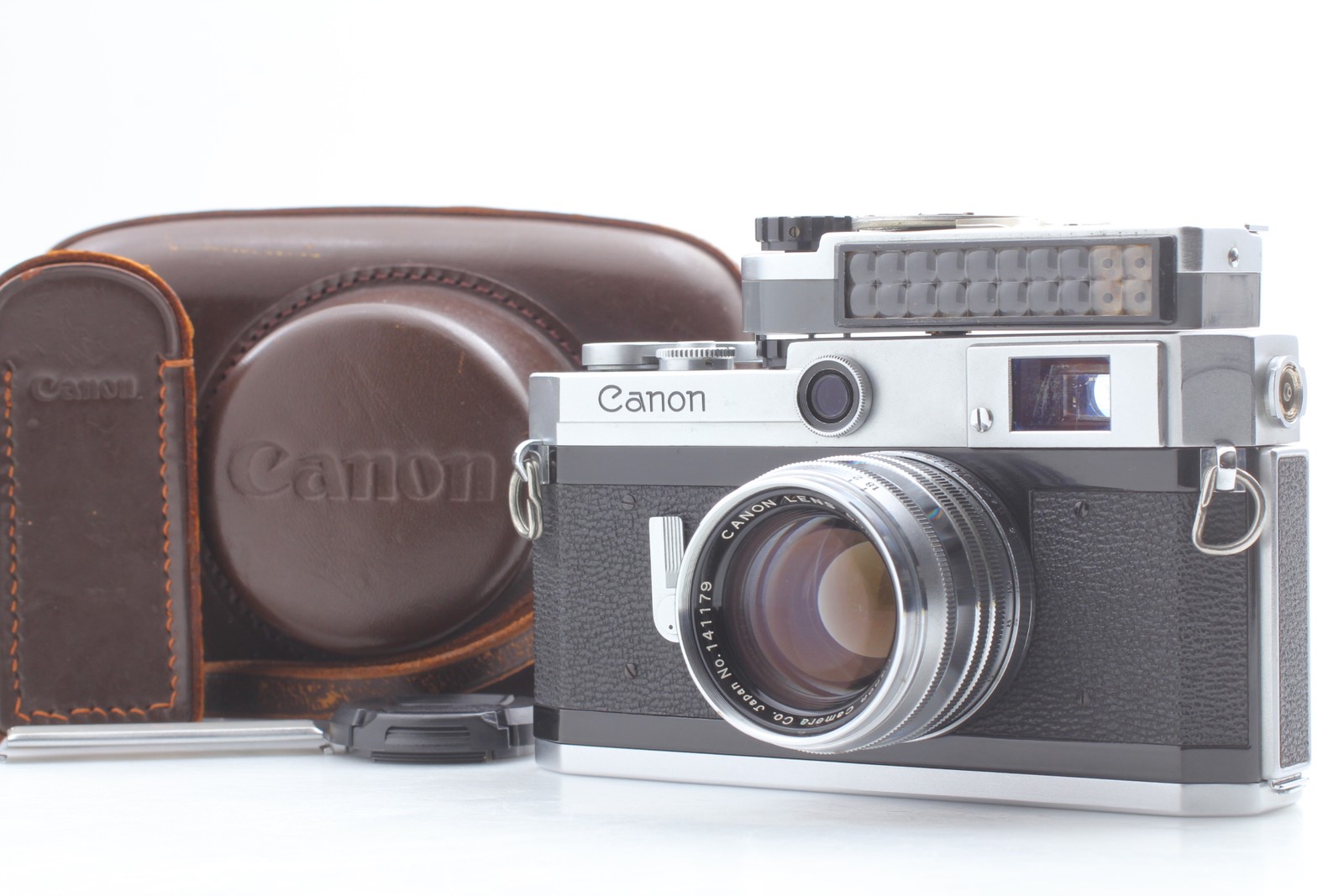 [ Near MINT w/ Meter Case ] Canon VI-L 6L Film Camera + 50mm F1.8 L39 From JAPAN