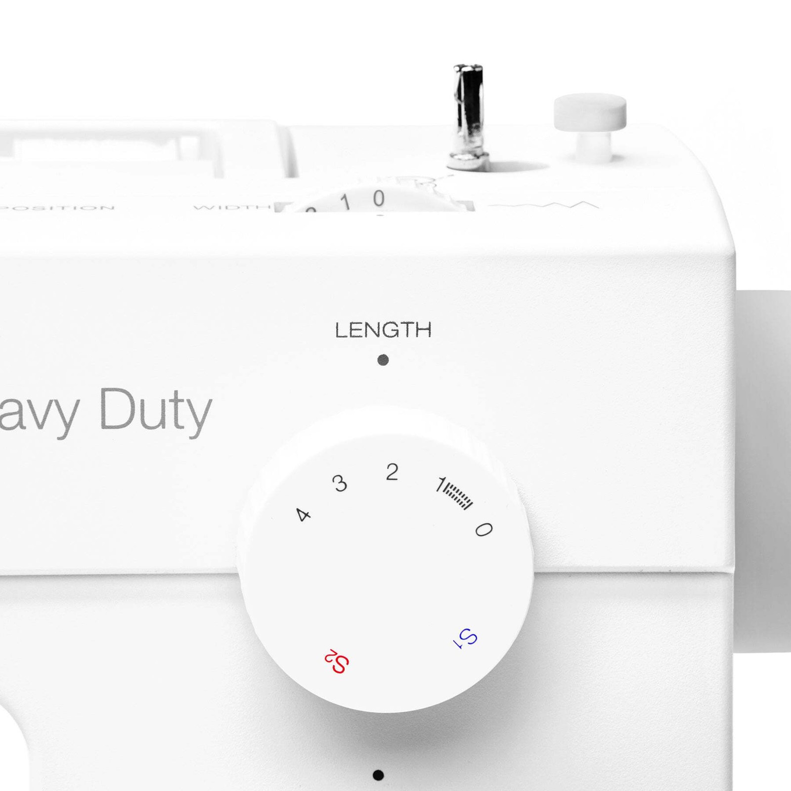 SINGER® Heavy Duty 4452 White Sewing Machine & Extension Table Bundle