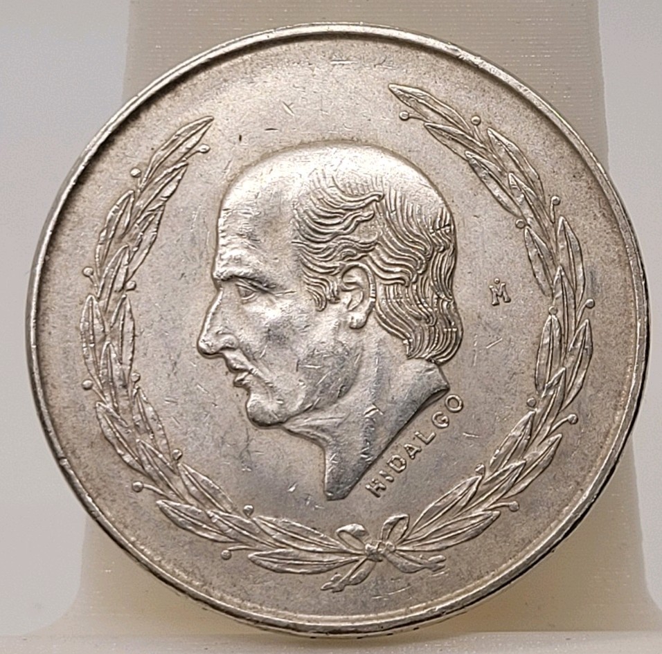 Mexico 5 Pesos 1951 Silver Coin 0.720 Fineness Uncertified Mexico (1905-Now)