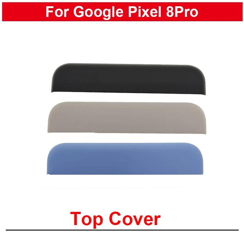 For Google Pixel 8 Pro Top Upper Rear Back Cover Glass Strips Replacement Parts