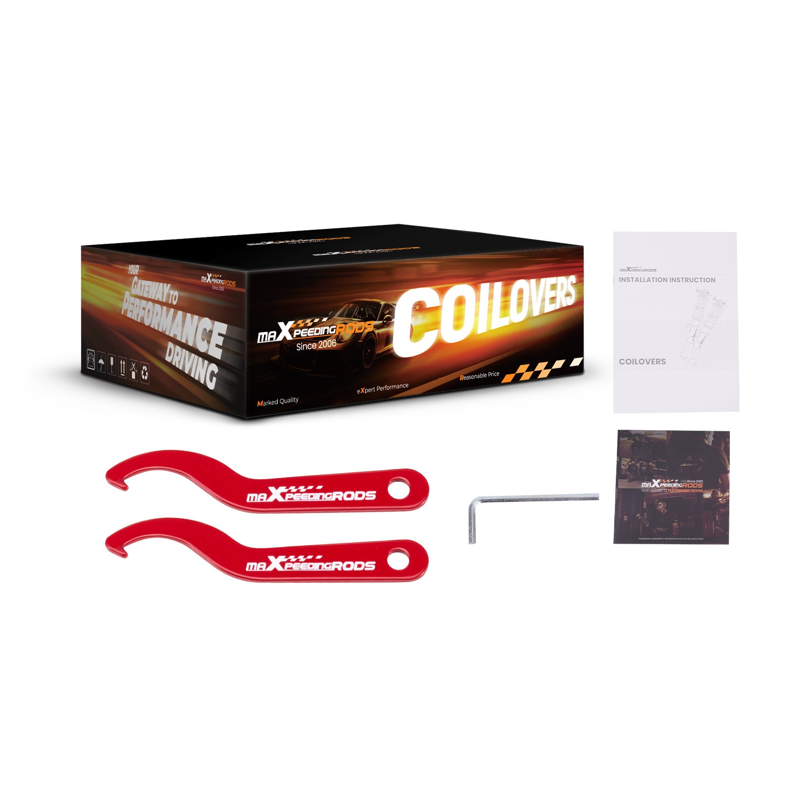 MaXpeedingrods Coilover Lowering Kit ADJUSTABLE Damping For SENTRA B13 91-94