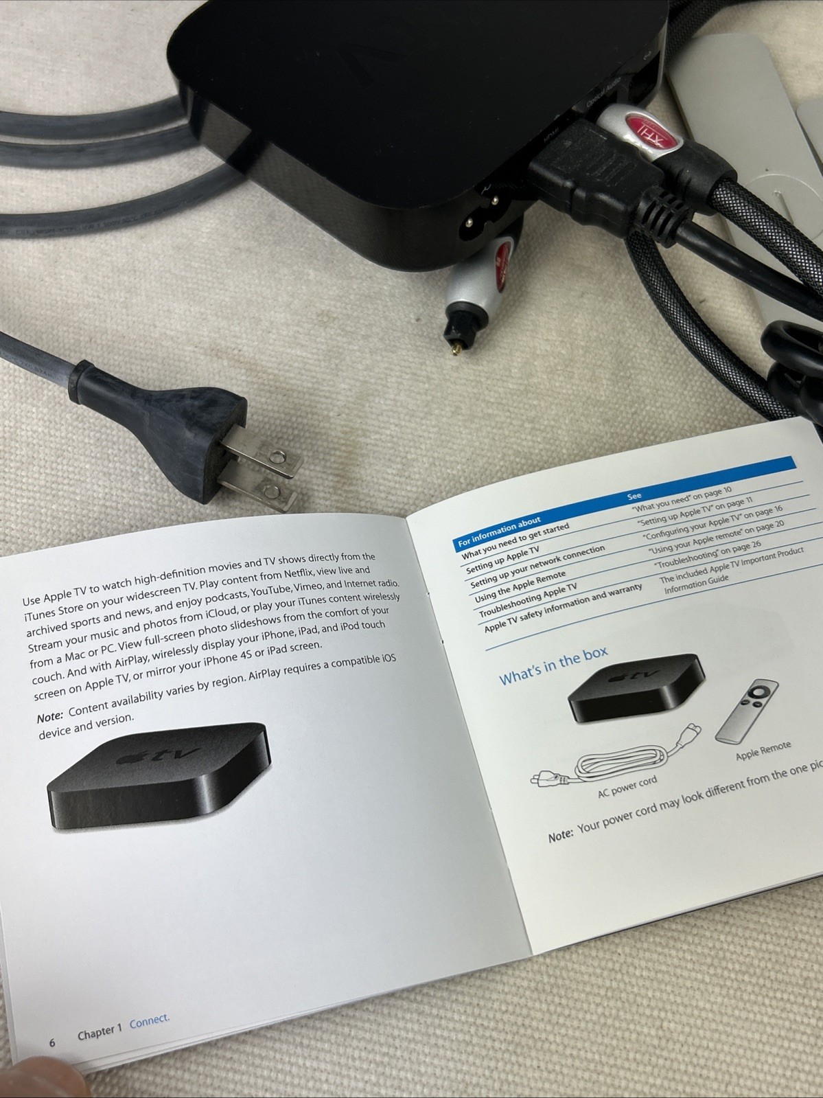 Apple Tv A1469 basic streaming AirPlay, READ DESCRIPTION 3rd GEN