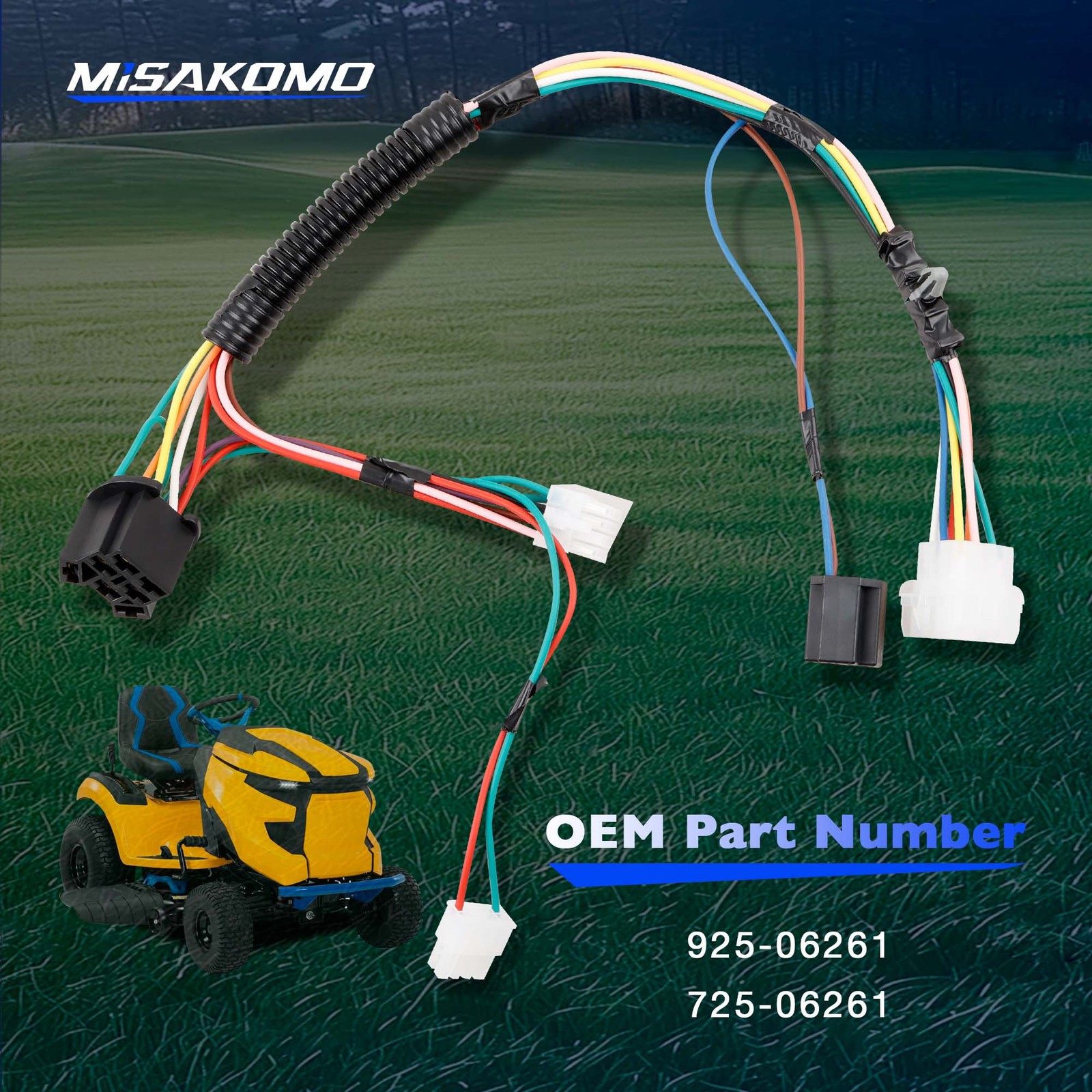 925-06261 Lawn Tractor Wiring Harness For Cub Cadet XT1-LT42 XT1-LT46 XT2-LX42