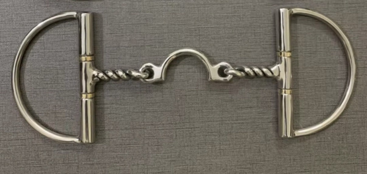 Custom D Ring Twisted Wire Cutoff Segunda Bit 5.5”