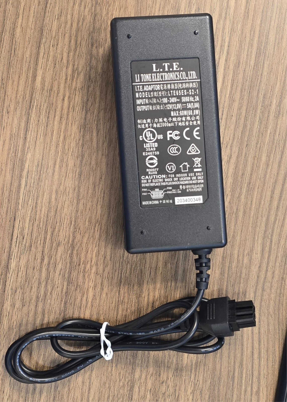 NEW 12V 5A Power Supply AC to DC Adapter for Development Board LTE65ES-S2-1
