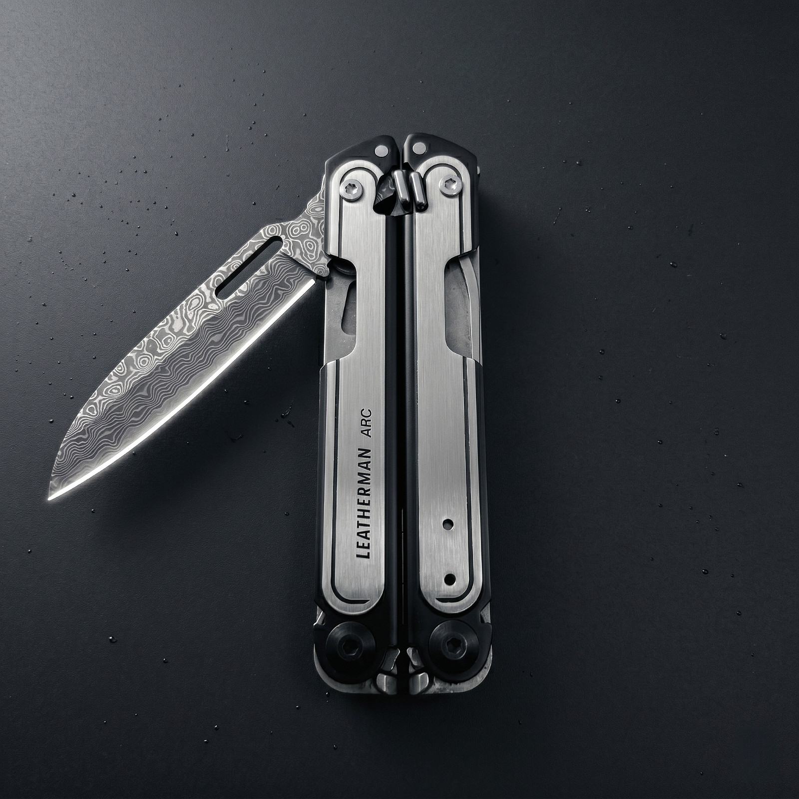VG10 Damascus Replacement Blade Fits Leatherman FREE P2 P4 ARC Multi-Tools