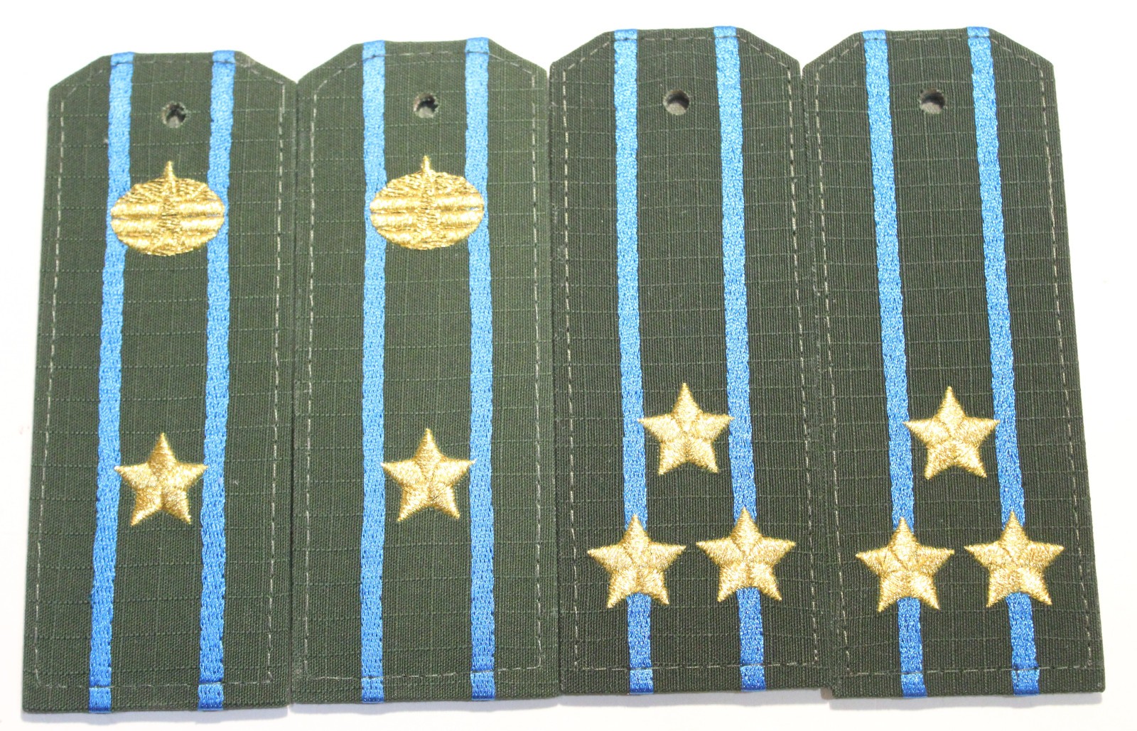 Current Russian Army Space Forces FGO insignia shoulder boards epaulets