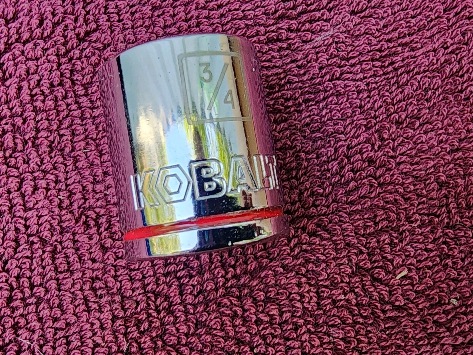 Kobalt 3/4" 337800 Socket, 3/8"Dr. 6 Point, New Old Stock