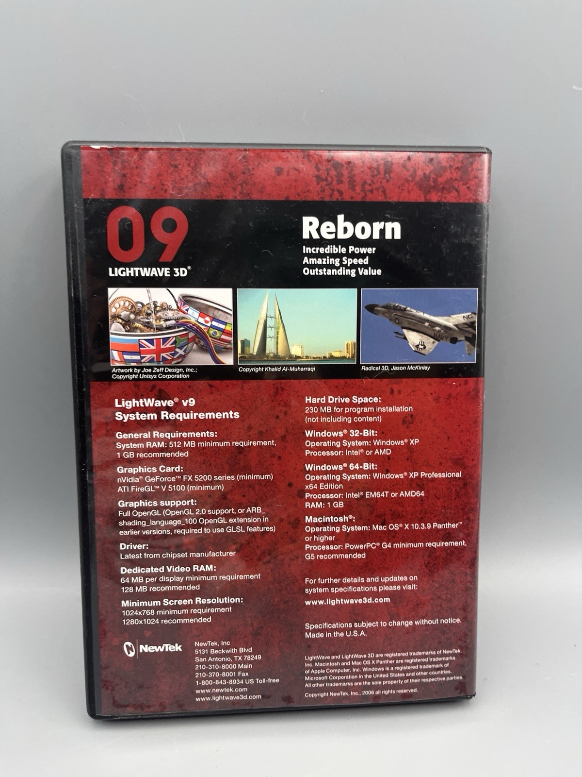 Lightwave 3D Version 9 Computer Graphics Software Upgrade (No USB)