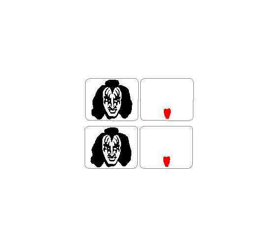 Bally Kiss  Pinball Machine Spinner Decal Set