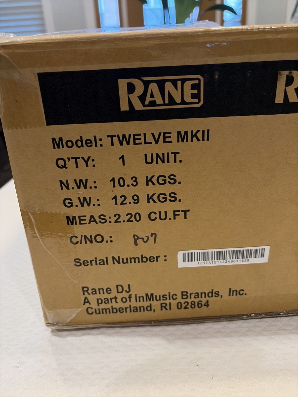 USED TWICE Rane DJ Twelve MKII Turntable Controller in ORIGINAL BOX